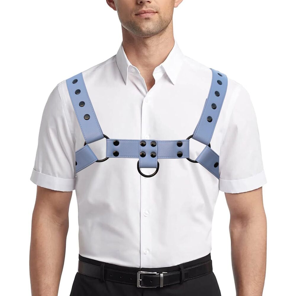 3920 Harness Belt Adjustable Body Chest Harness Belt Clubwear for Halloween